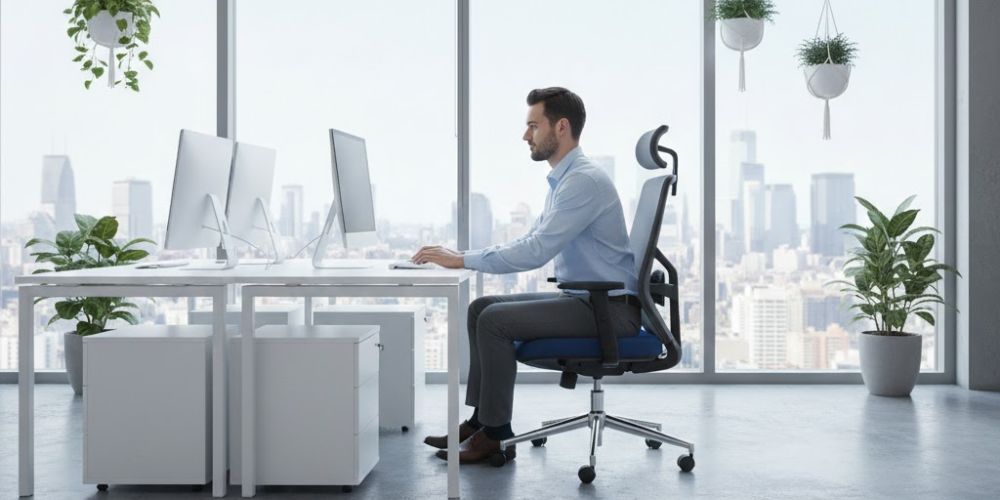 Ghế nhân viên công thái học M1110 D