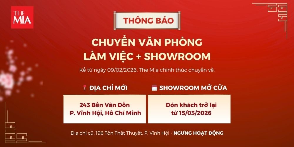 The Mia đổi văn phòng