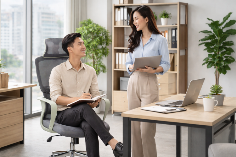 Cách sử dụng ghế công thái học bền đẹp theo thời gian