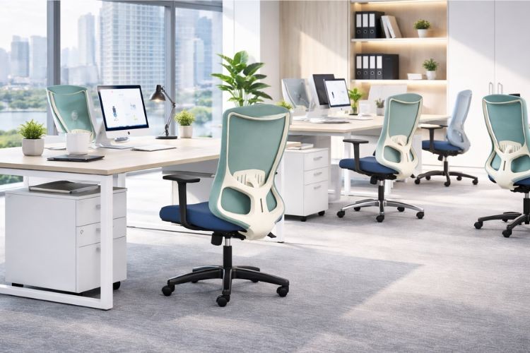 Điểm danh mẫu ghế văn phòng có bánh xe linh hoạt, bền bỉ 2026