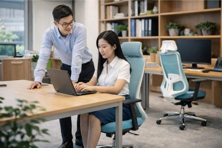 Giải pháp cho không gian hẹp: 7 mẫu ghế văn phòng nhỏ gọn, tối ưu diện tích