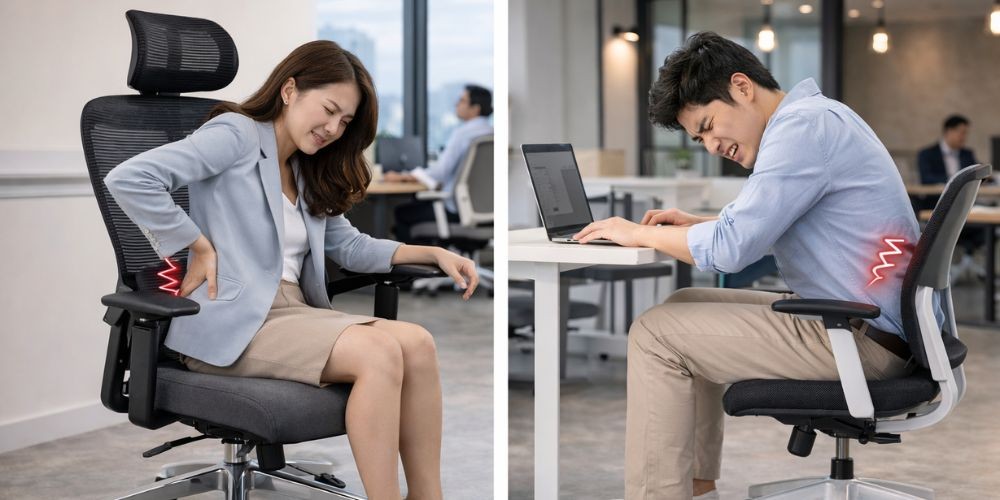 Ghế không phù hợp vóc dáng