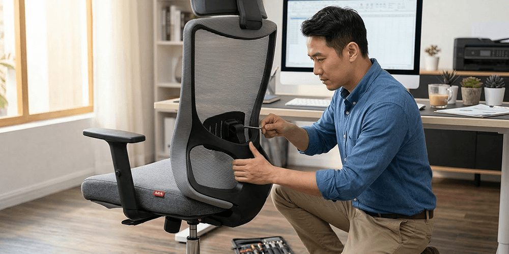 Cách lắp ghế công thái học tại nhà từng bước