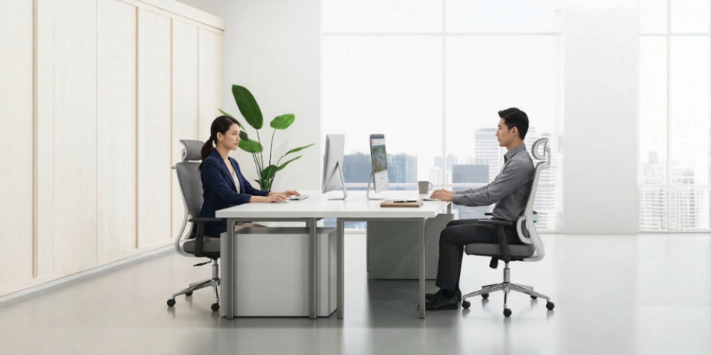 Nên thay đổi tư thế ngồi ghế công thái học thường xuyên