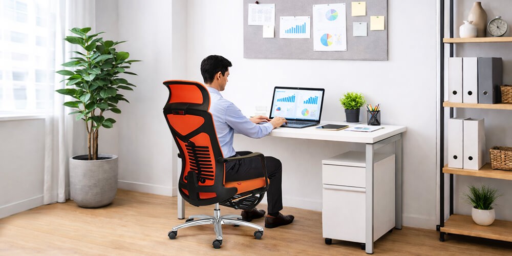 Ghế công thái học M1103 F