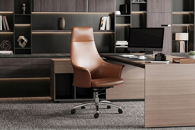 Ghế xoay lãnh đạo tiện nghi, hỗ trợ công việc tối đa