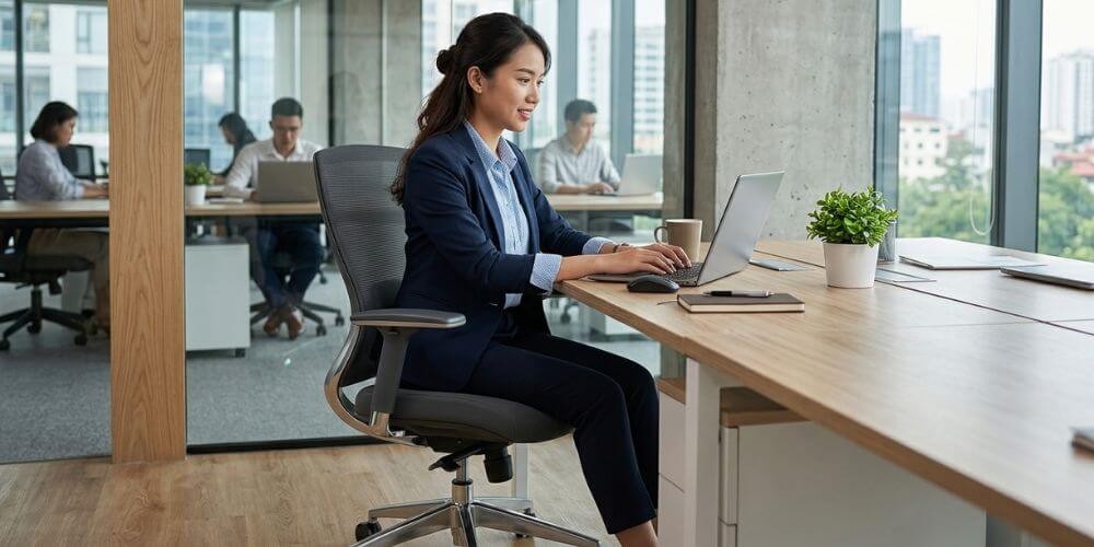 Ghế công thái học The Mia