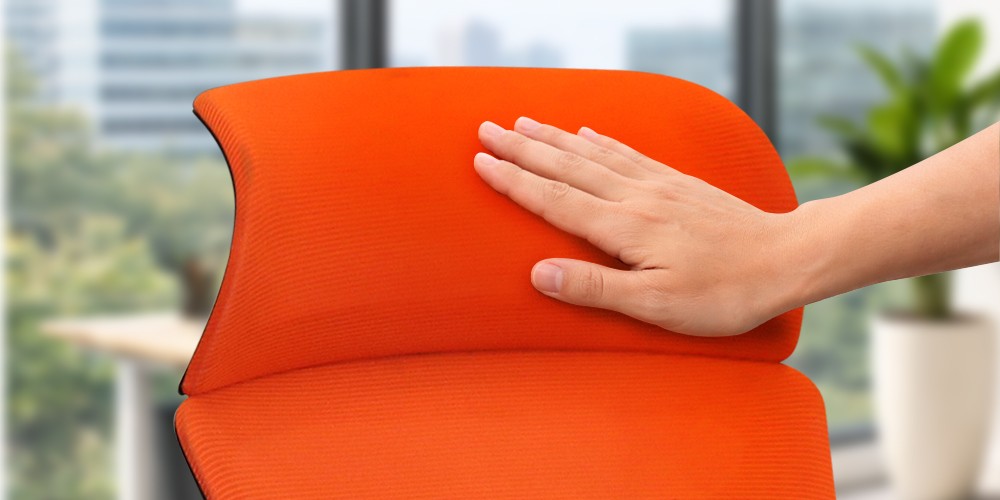 Tựa đầu cố định bọc lưới