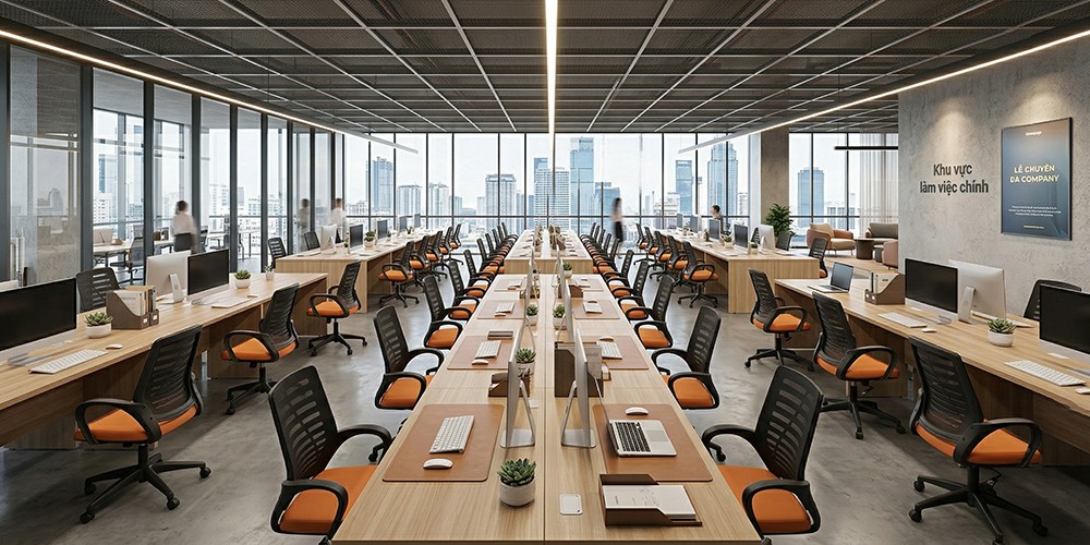 Kích thước bàn làm việc theo từng loại 1