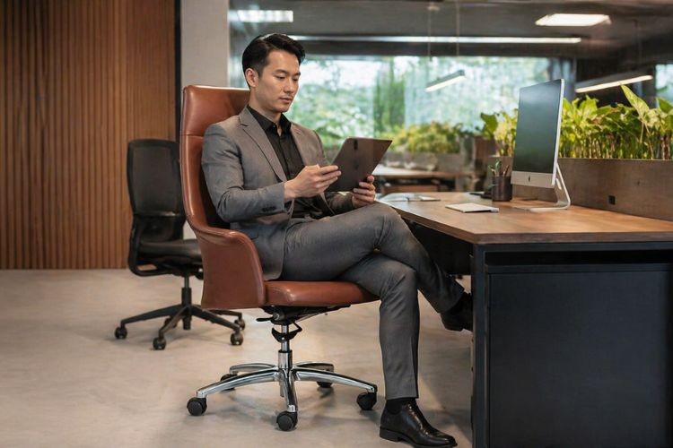 Ghế da trưởng phòng - Chọn đúng chuẩn, nâng tầm vị thế