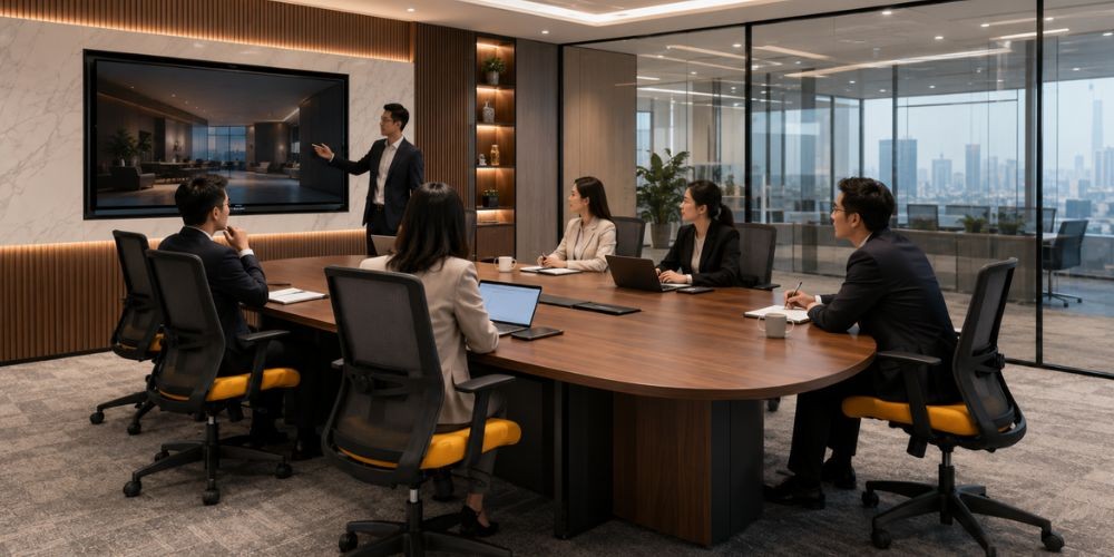 Các tiện ích của ghế phòng họp xoay