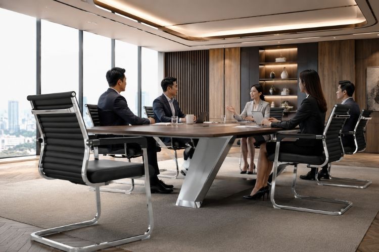 15+ mẫu ghế phòng họp đẹp, dễ chọn cho mọi doanh nghiệp 2026