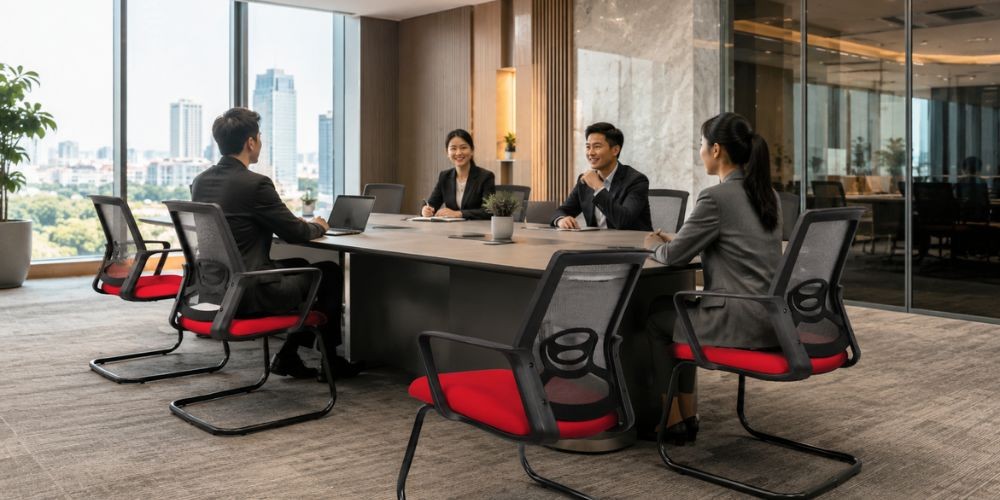 mẫu ghế phòng họp tốt
