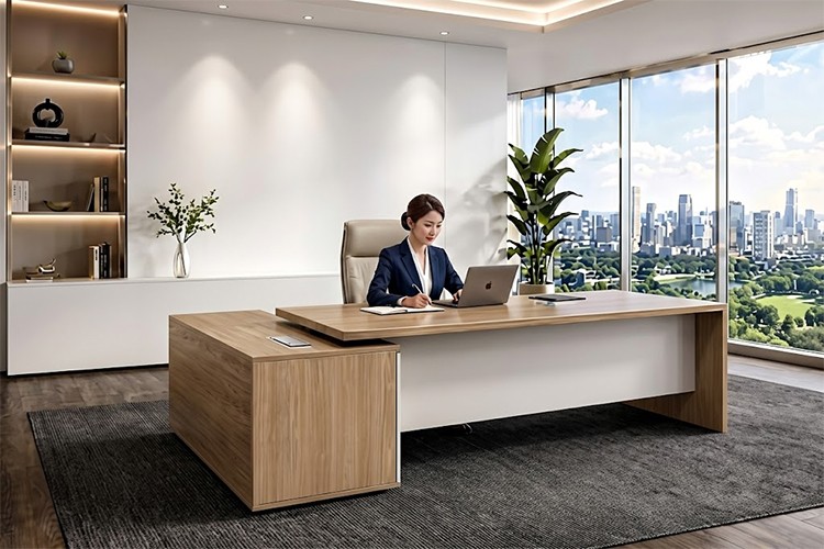 Mẫu bàn giám đốc đẹp, nâng tầm không gian lãnh đạo