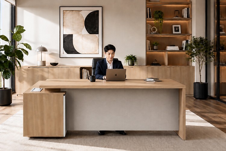 Kích thước bàn giám đốc chuẩn - Cách chọn bàn đẹp, đúng công năng