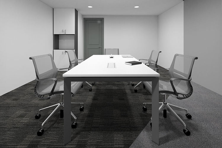 Choosing the right meeting table based on room size and scale