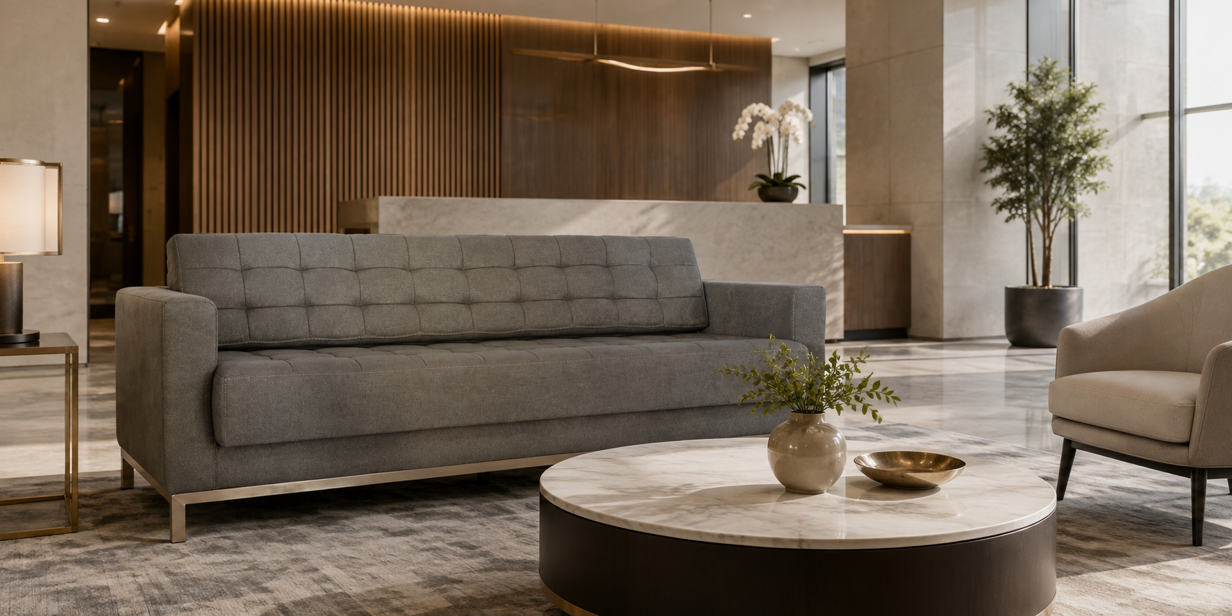 Sofa văn phòng quyết định cảm nhận đầu tiên về doanh nghiệp
