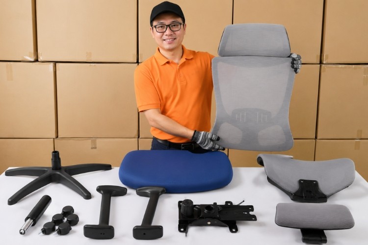 Tháo ghế xoay văn phòng bị kẹt dễ dàng, cách xử lý an toàn