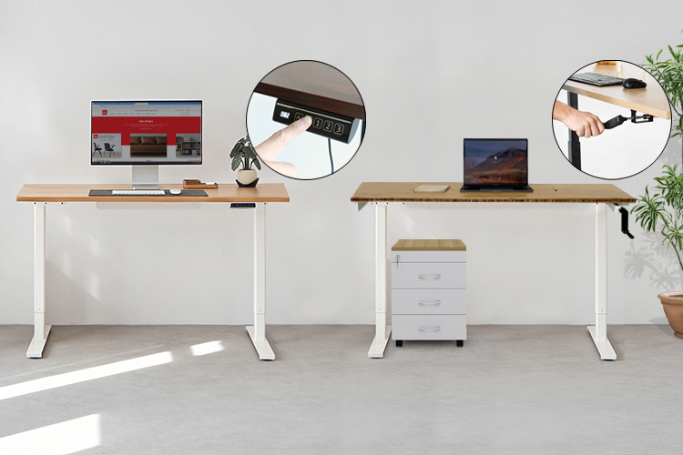 Bàn nâng hạ Điện và Cơ: Khác biệt và nên mua loại nào?