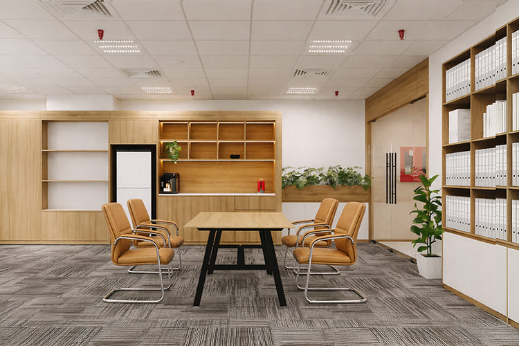 Giải pháp cho phòng họp hiện đại với ghế chân quỳ văn phòng