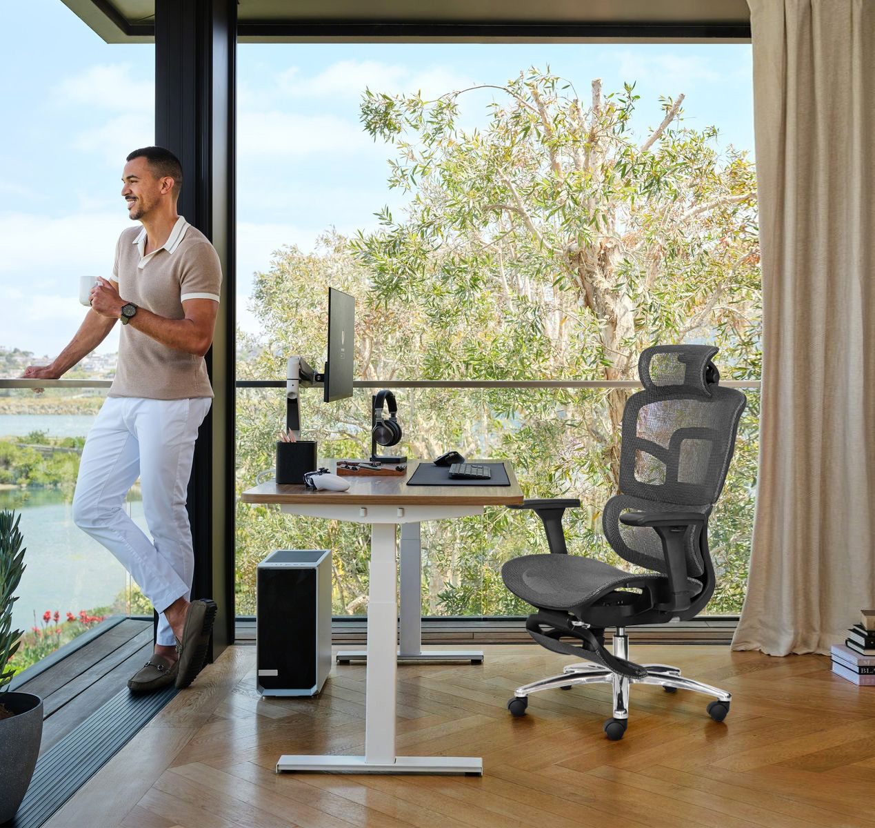Ghế công thái học M1105 F