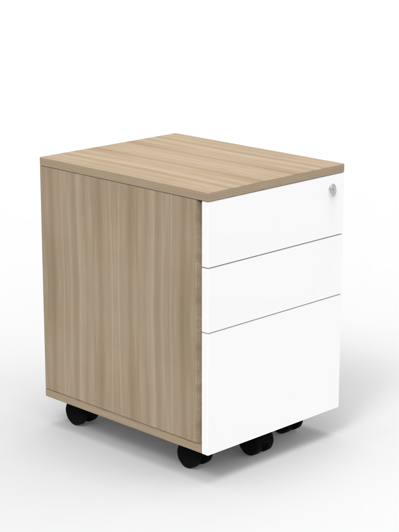 MB01 3-Drawer Rolling Cabinet