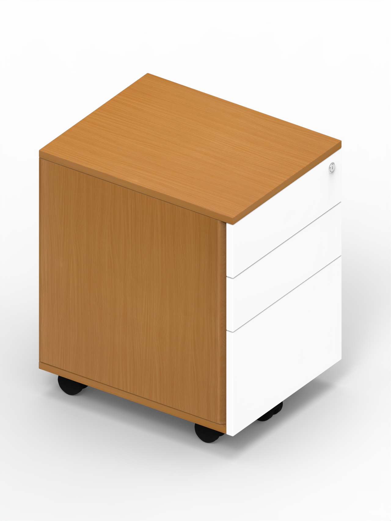 MB01 3-Drawer Rolling Cabinet-8