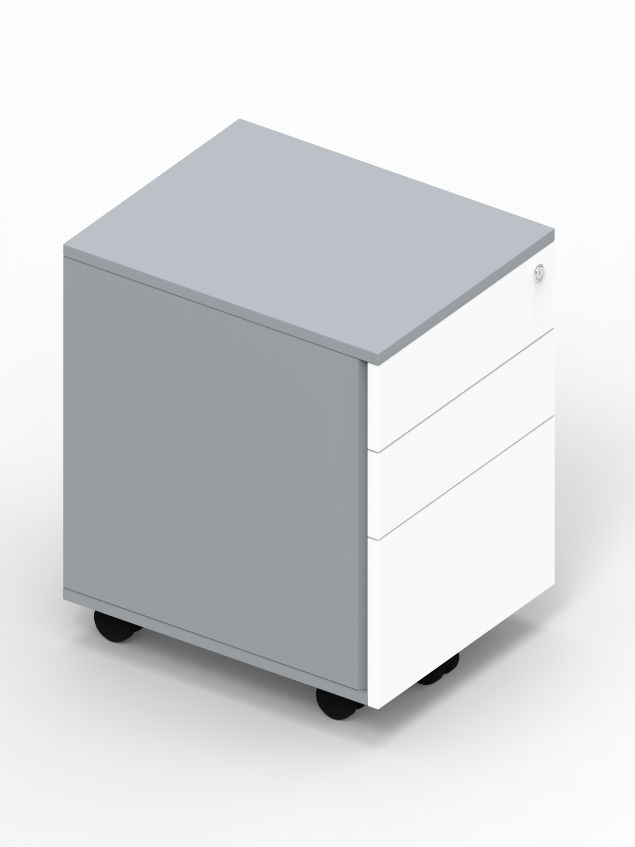 MB01 3-Drawer Rolling Cabinet-14