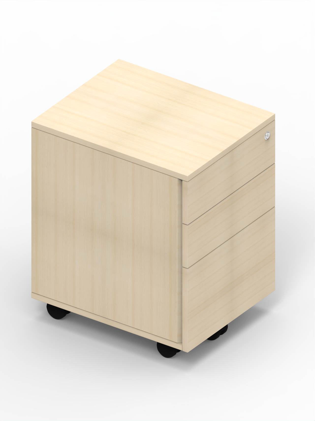 MB01 3-Drawer Rolling Cabinet-29