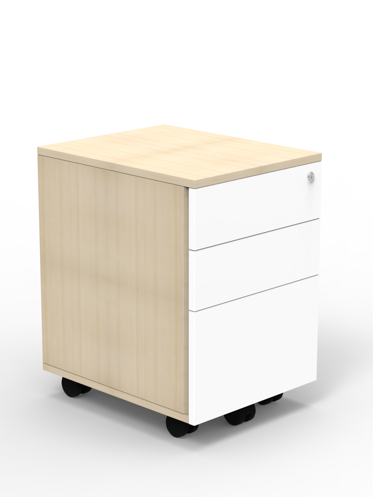 MB01 3-Drawer Rolling Cabinet-30