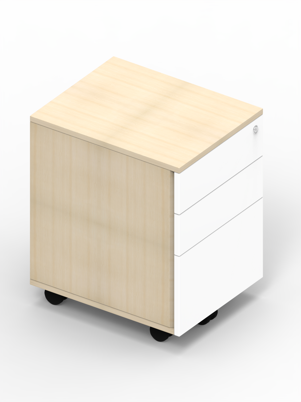MB01 3-Drawer Rolling Cabinet-32