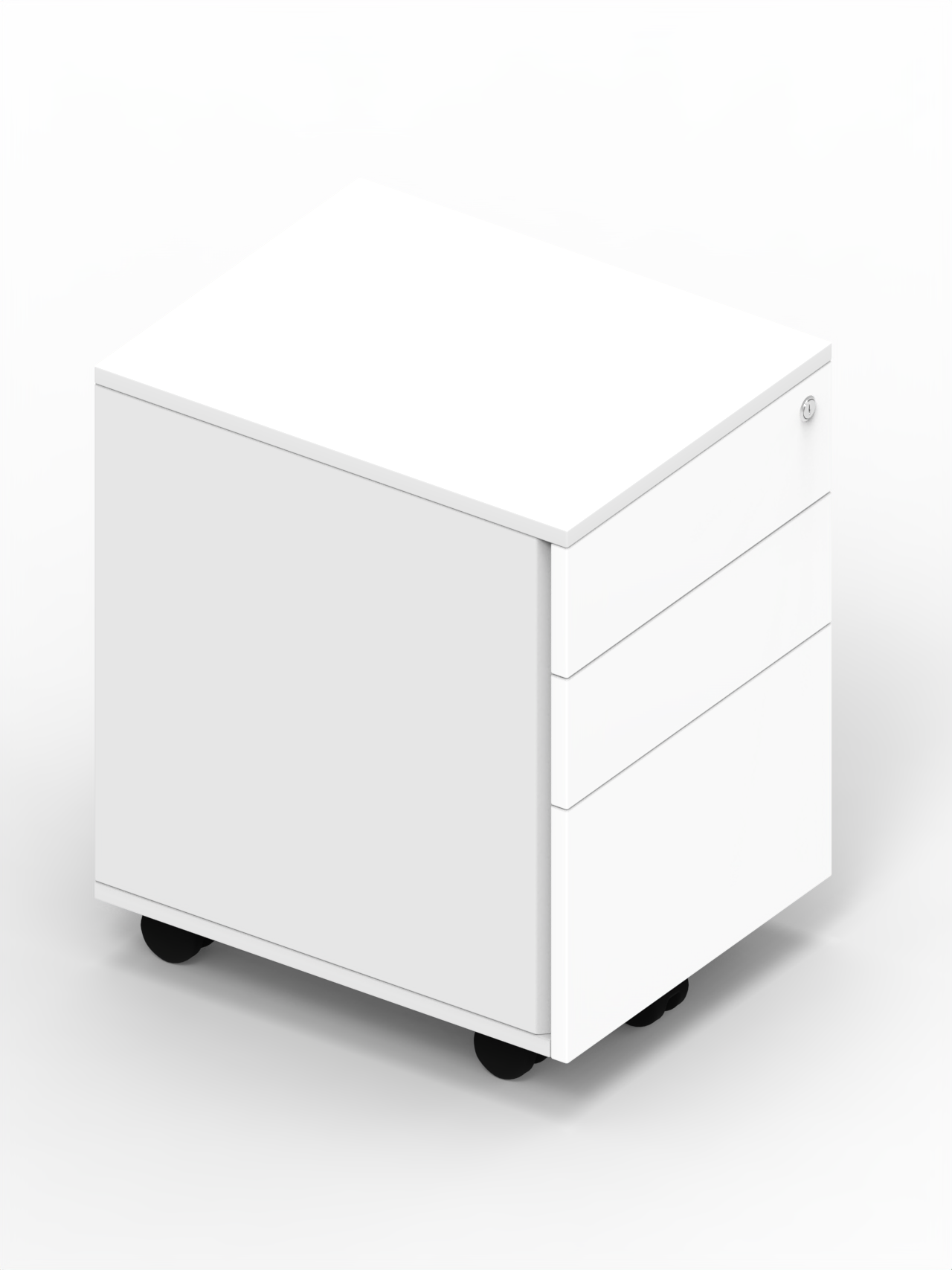 MB01 3-Drawer Rolling Cabinet-11