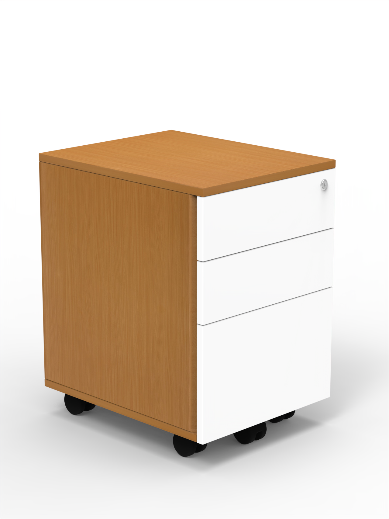 MB01 3-Drawer Rolling Cabinet-6